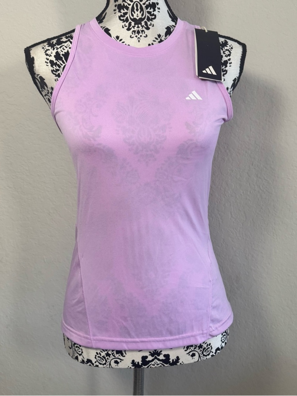 adidas Aeroready Women's Training Tank Top Sz XS Bliss Lilac
